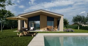Nuovo progetto residenziale a Lazise: tre ville indipendenti immerse nel verde